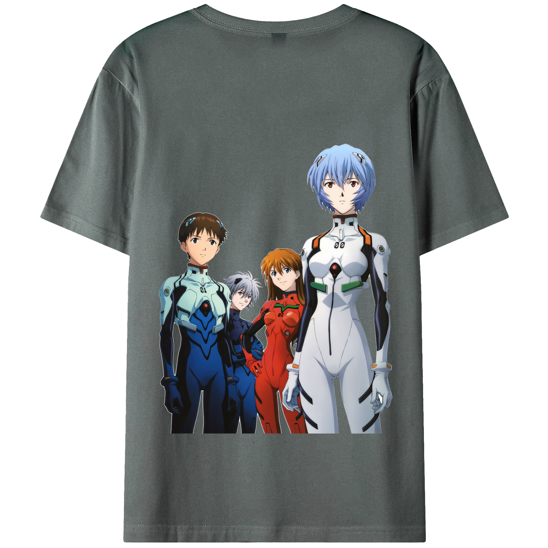 （画像用） EVA 新世紀エヴァンゲリオン 綿100％半袖Tシャツ（背面プリント）